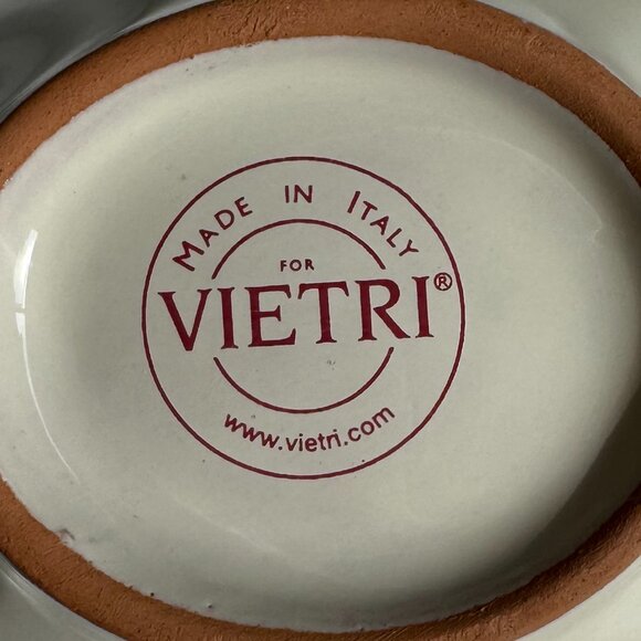 EUC, VIETRI Italy Pesce Crema White Fish Shape Condiment Bowl Dish, China, 6 in. - Picture 8 of 10